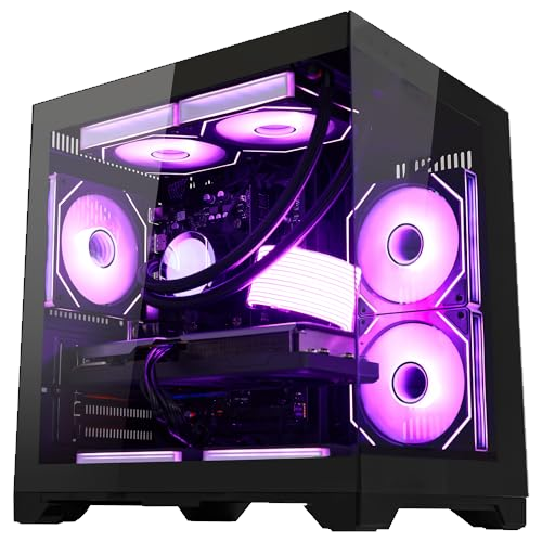 HELLOLAND RTX 5070 12GB Panaroma Gaming PC Desktop - AMD Ryzen 7 5700X 3.4 GHz