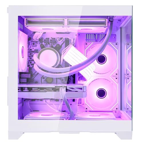 HELLOLAND White Gaming Desktop PC