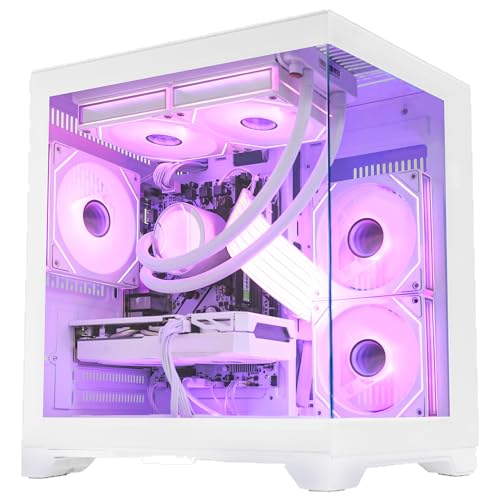 HELLOLAND White Gaming Desktop PC